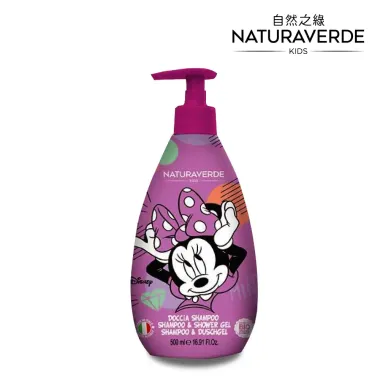 Gel tắm gội Naturaverde Disney 500ml – Nhập khẩu Ý, dịu nhẹ an toàn cho bé
