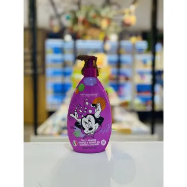 Gel tắm gội Naturaverde Disney 500ml – Nhập khẩu Ý, dịu nhẹ an toàn cho bé