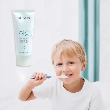 Kem đánh răng Nu Skin AP24 Whitening Fluoride 110g – Công nghệ làm trắng sáng và kiểm soát mảng bám vượt trội từ Mỹ