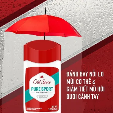Sáp Lăn Khử Mùi Old Spice 85g Dành Cho Nam – Thơm lâu, khô thoáng 48h