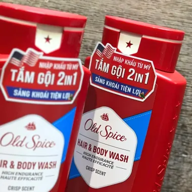 Tắm Gội Old Spice High Endurance Crisp Scent 2in1 532ml – Giải pháp 2in1 tiện lợi, sạch sâu & thơm lâu