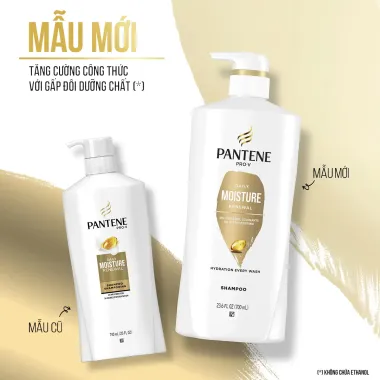 Dầu Gội Pantene Daily Moisture Renewal 700ml – Dầu gội nhập khẩu Mỹ cấp ẩm suốt 24h cho tóc mềm mượt