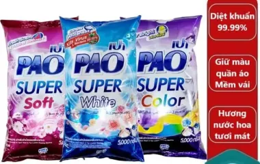 Bột giặt siêu sạch PAO 5kg - Thái Lan