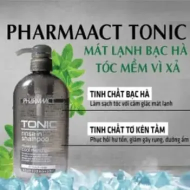 DẦU GỘI PHARMAACT DÀNH CHO NAM (KHÔNG CHẤT PHỤ GIA) 600ML - NỘI ĐỊA NHẬT