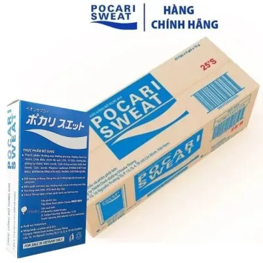 Bột pha nước uống bổ sung ion Pocari Sweat hộp 5 gói - Nhập khẩu Indonesia