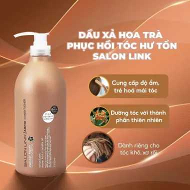 Bộ gội xả dưỡng ẩm phục hồi Kumano Salon Link Extra 1000ml