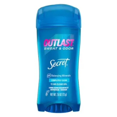 Gel Lăn Khử Mùi Secret Outlast Clear Gel 73g – Nhập khẩu Mỹ, khô thoáng 48h & không vệt trắng