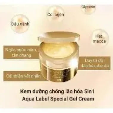 Kem dưỡng Shiseido Aqualabel Special Gel Cream Oil In 90g – Giải pháp trẻ hóa, nuôi dưỡng da chuyên sâu từ Nhật Bản