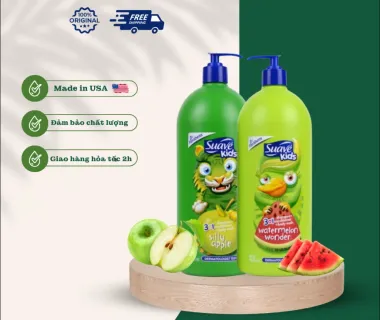 Dầu tắm gội 3in1 Suave Kids 1.18L
