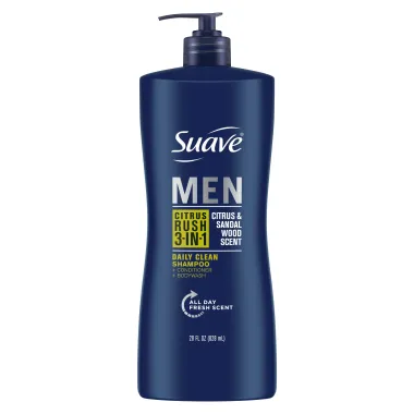 Dầu Tắm Gội Suave Men 3in1 Dành Cho Nam – Nhập khẩu Mỹ, sạch sâu & tiện lợi cho nam giới