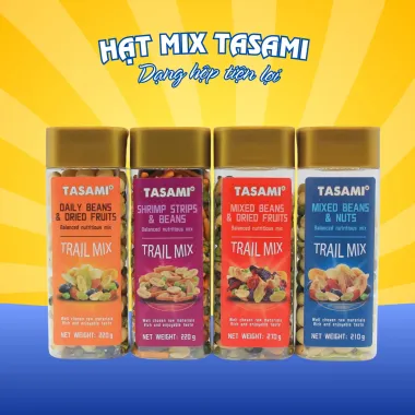 Hạt dinh dưỡng Tasami (210g / 220g / 270g) – Snack nhập khẩu lành mạnh giàu dinh dưỡng