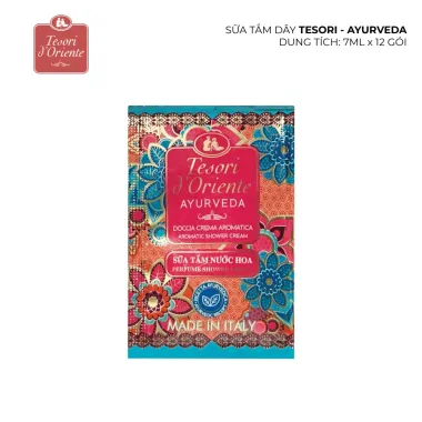 Sữa Tắm Nước Hoa Tesori D’Oriente Gói 7ml – Nhập khẩu Ý, đa dạng mùi hương quyến rũ