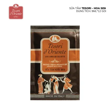 Sữa Tắm Nước Hoa Tesori D’Oriente Gói 7ml – Nhập khẩu Ý, đa dạng mùi hương quyến rũ