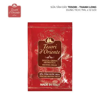 Sữa Tắm Nước Hoa Tesori D’Oriente Gói 7ml – Nhập khẩu Ý, đa dạng mùi hương quyến rũ
