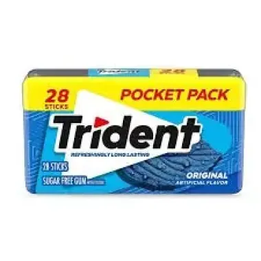 Kẹo gum không đường Trident 28 tép (nhiều vị) – Hơi thở thơm mát chuẩn Mỹ