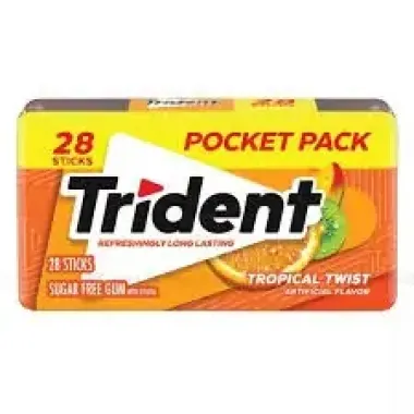Kẹo gum không đường Trident 28 tép (nhiều vị) – Hơi thở thơm mát chuẩn Mỹ