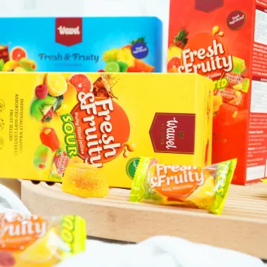 Kẹo dẻo nhân thạch Wawel Fresh & Fruity 160g – Sự hòa quyện ngọt ngào và thanh mát từ Ba Lan