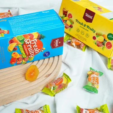 Kẹo dẻo nhân thạch Wawel Fresh & Fruity 160g – Sự hòa quyện ngọt ngào và thanh mát từ Ba Lan