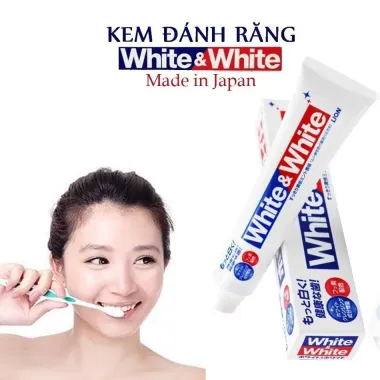 Kem đánh răng White & White Lion 150g – Giải pháp làm trắng sáng rạng rỡ, bảo vệ men răng từ Nhật Bản