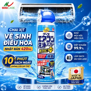 Chai xịt vệ sinh máy điều hòa Nhật Bản 420ml