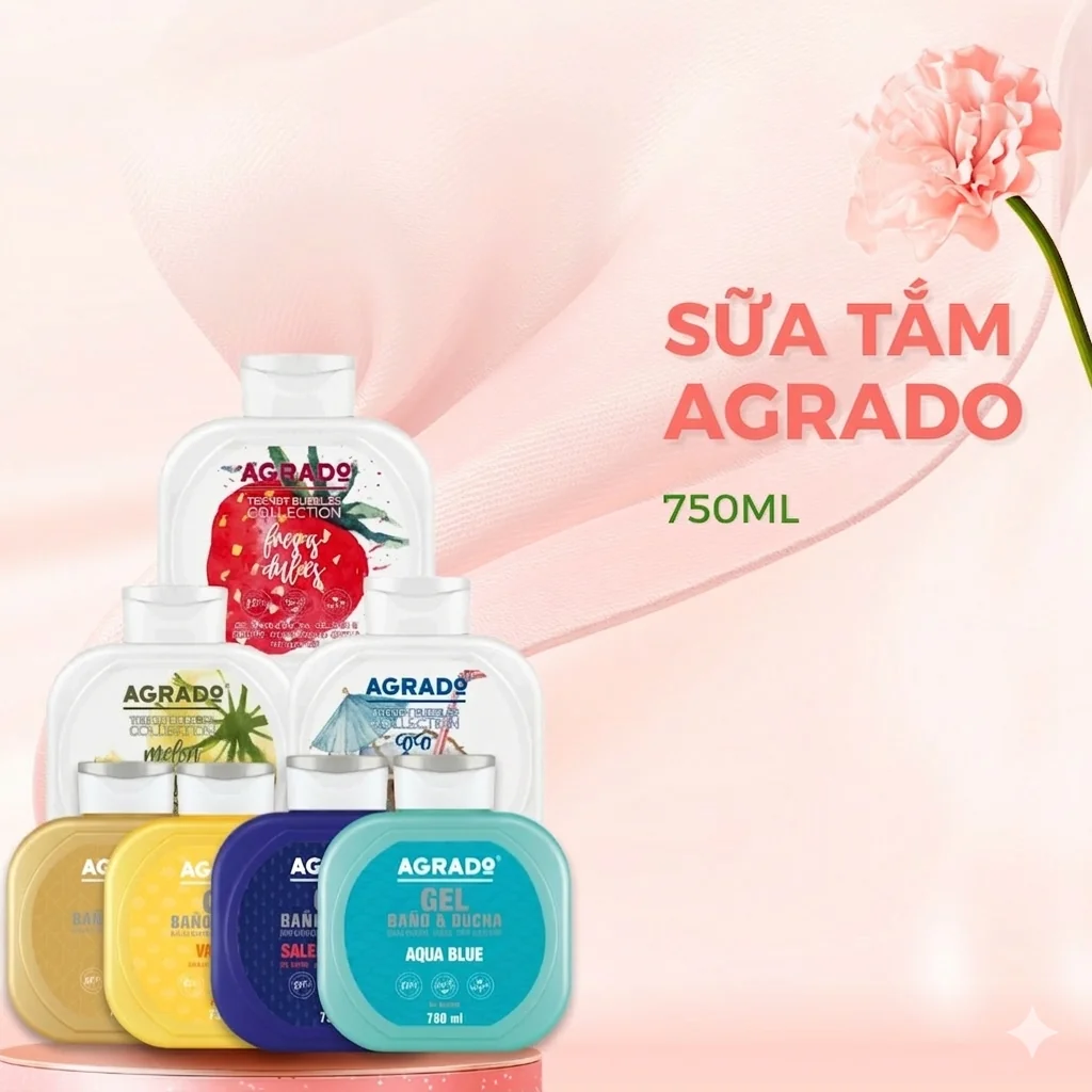 Sữa Tắm Agrado Gel Baño & Ducha 750ml - Tây Ban Nha