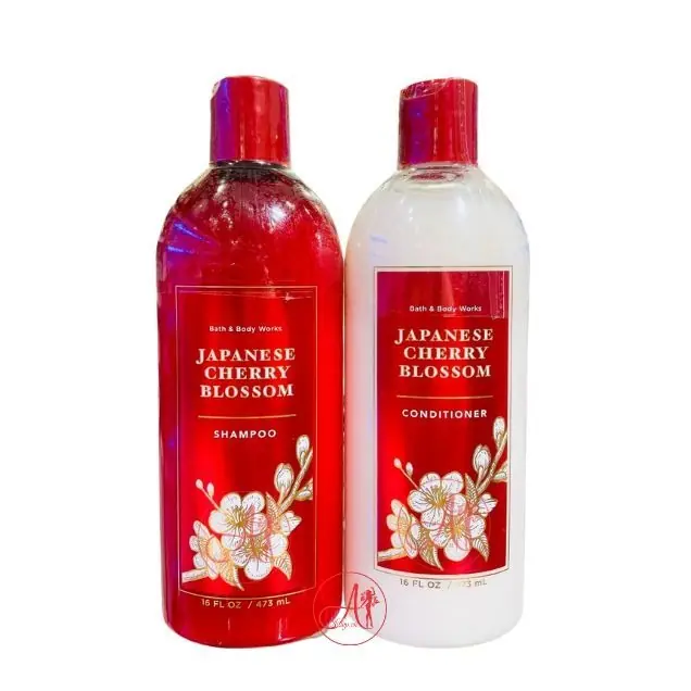 Bộ đôi gội xả Bath & Body Works Japanese Cherry Blossom 473ml – Suối nguồn dưỡng chất và hương hoa thanh khiết từ Mỹ