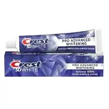 Kem đánh răng Crest 3D White Advanced Whitening 147g – Làm trắng nhanh, giảm ố vàng & bảo vệ men răng