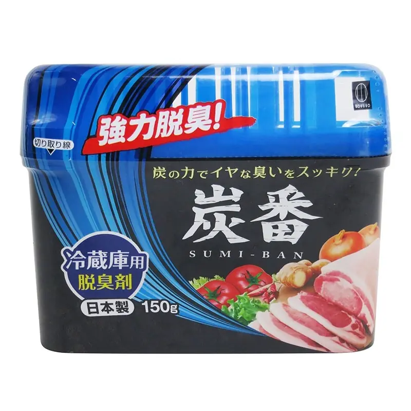Hộp khử mùi tủ lạnh than hoạt tính Nhật Bản 150g – Khử mùi thực phẩm, giữ tủ lạnh luôn sạch thoáng