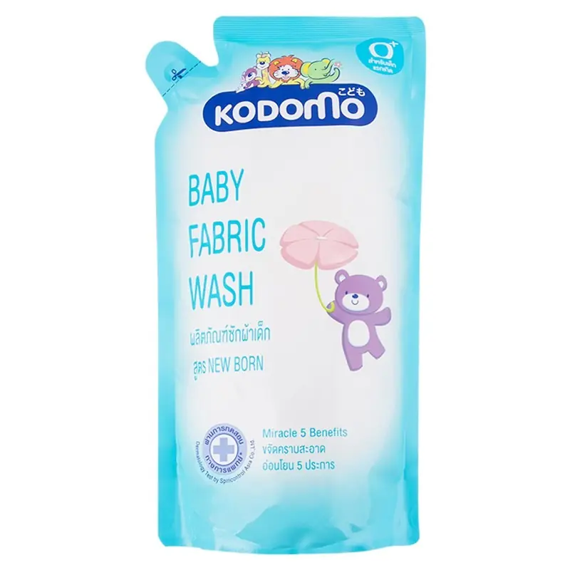 Dung dịch giặt tẩy Kodomo Original 600ml – Giải pháp làm sạch dịu nhẹ, an toàn cho trẻ sơ sinh từ Thái Lan