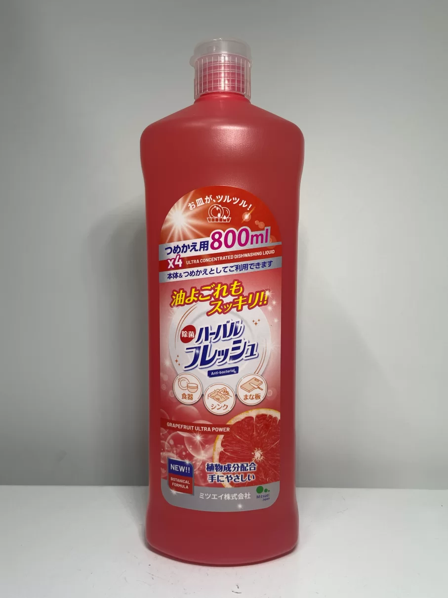 Nước rửa chén bát Nhật Bản DAIICHI SEKKEN đậm đặc 700ml / 970ml hương cam bưởi hồng thơm dịu khử mùi diệt khuẩn túi chai
