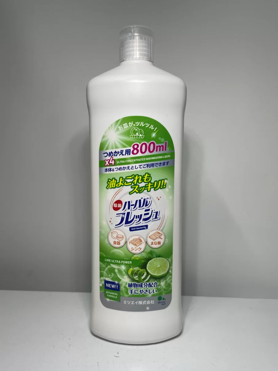 Nước rửa chén đậm đặc hương chanh tươi Mitsuei 800ml
