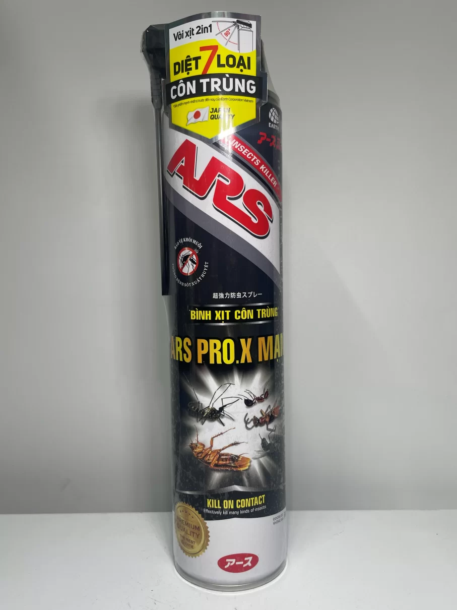 Bình Xịt Côn Trùng ARS PRO.X Mạnh chai 500ml (diệt 7 loại côn trùng)