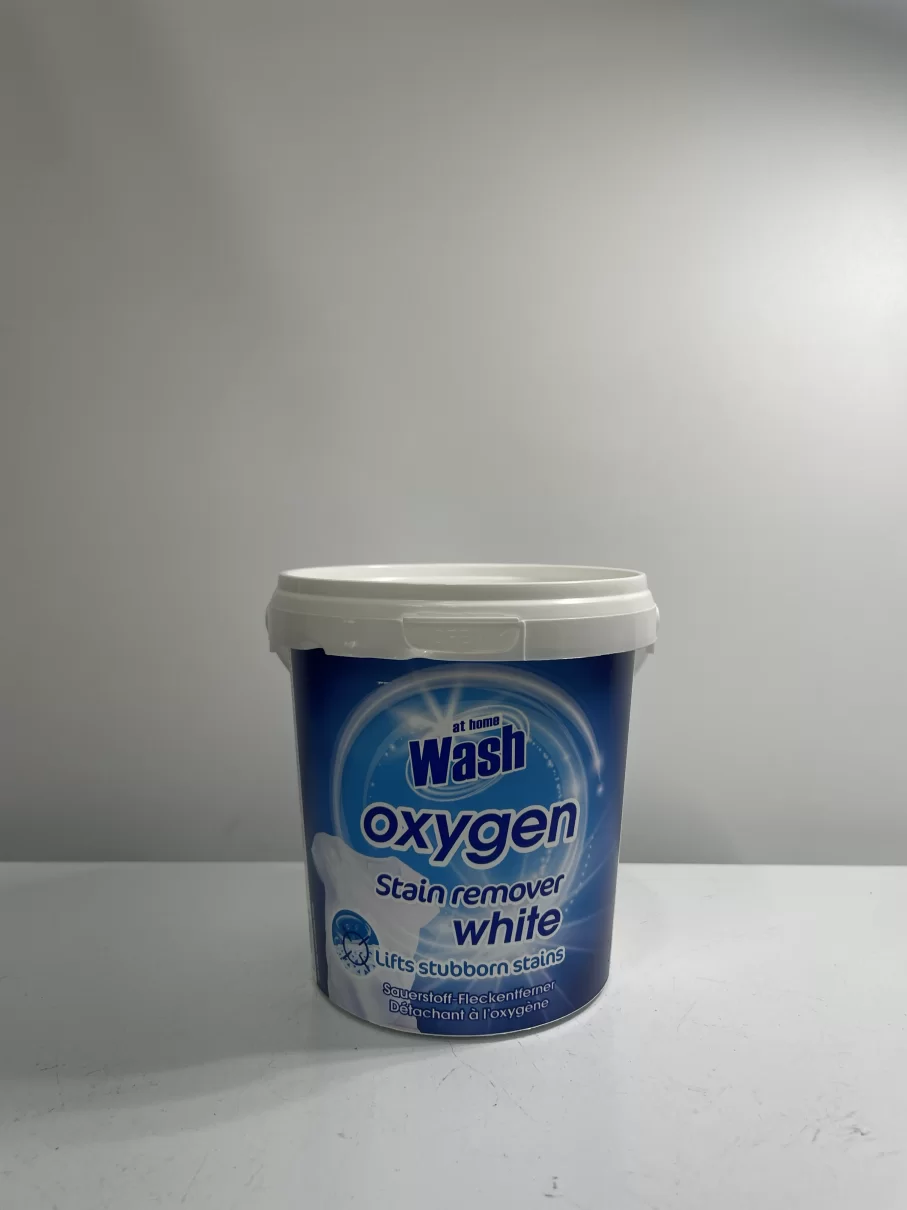 Bột Tẩy Vết Bẩn Oxygen At Home Wash Dành Cho Đồ Trắng và Mầu, Tẩy sạch, giữ màu, tăng cường Trắng Sáng