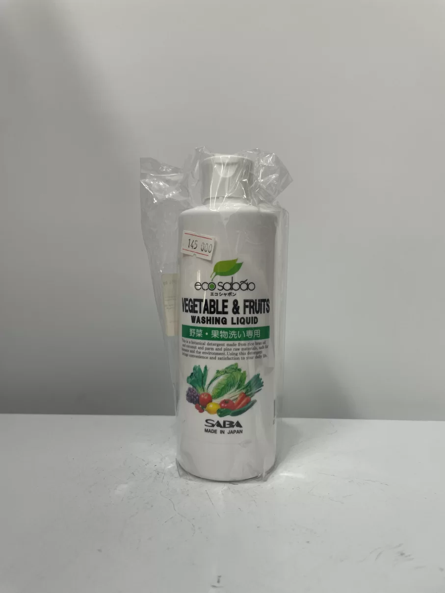 Nước rửa rau củ Ecosabao Vegetable Fruits Washing Liquid 280ml