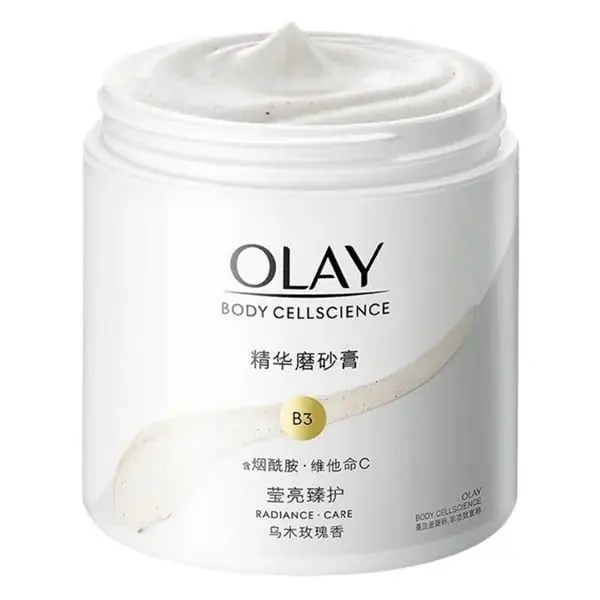 Tẩy tế bào chết Olay Body Cellscience B3+Vitamin C 200g – Giải pháp dưỡng sáng và tái tạo làn da mịn màng