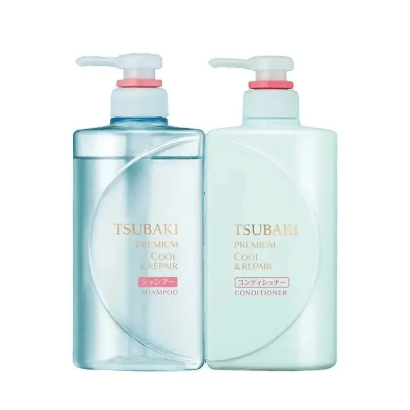 Dầu Gội & Dầu Xả Tsubaki Premium Cool 490ml – Nhập khẩu Nhật Bản, mát lạnh & sạch sâu cho da đầu dầu