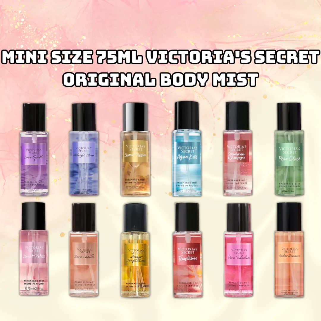 Xịt thơm toàn thân Victoria's Secret 75ml – Biểu tượng quyến rũ, hương thơm đẳng cấp từ Mỹ